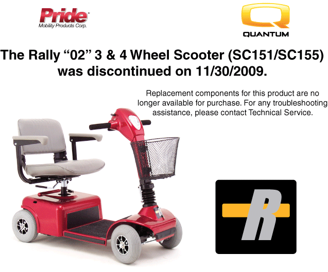 rally 3 wheel mobility scooter