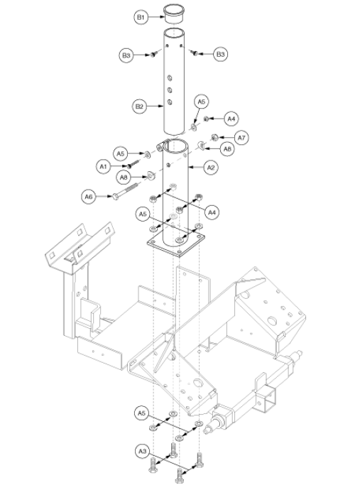 Seat Post - Gen 2_friction Lock parts diagram