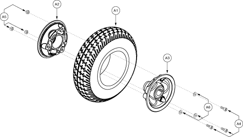 Wheel Assembly - Rear 2 - N/a parts diagram