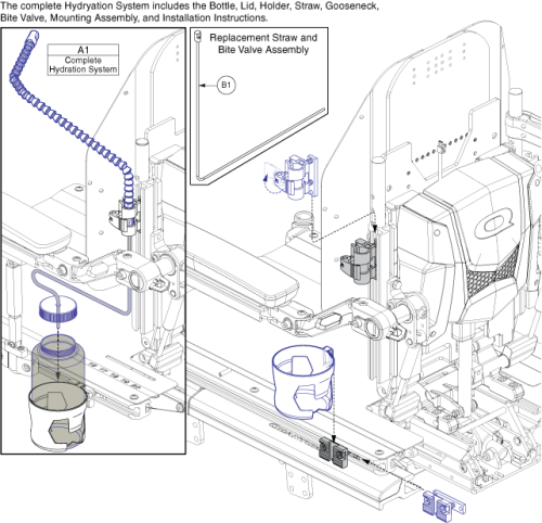 Tb3 Hydration System parts diagram