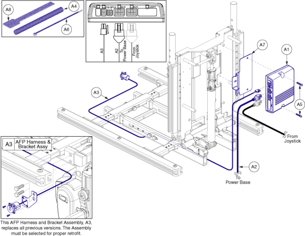 Tb3 Ne+, Seat Only, Afp parts diagram