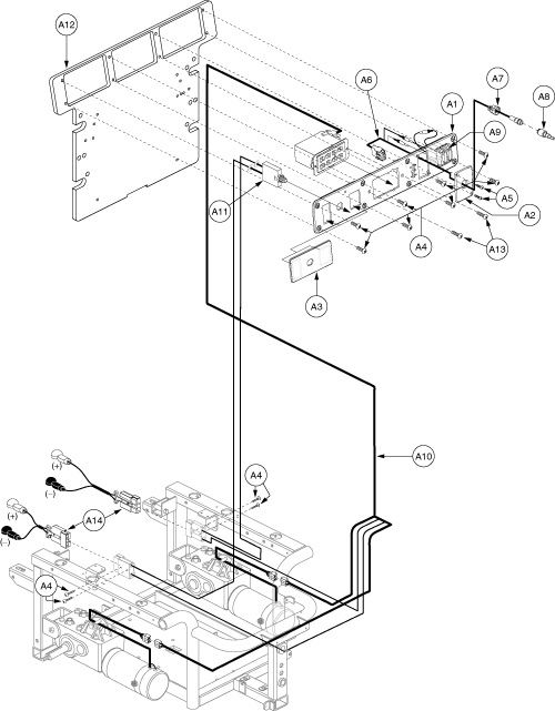 Utility Tray Assembly - Vsi, Quantum Ready, Off-board parts diagram