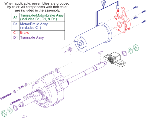 Motor (s36) parts diagram