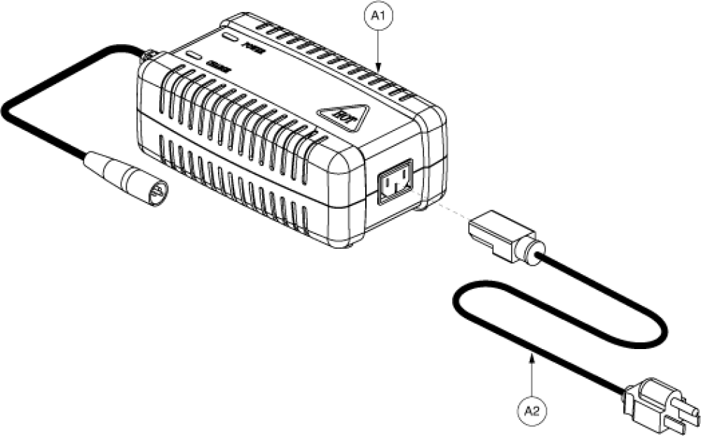 Charger Assembly - 5 Amp, Off-board parts diagram