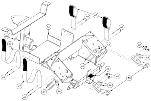 Main Frame Assembly - Gen 2 parts diagram