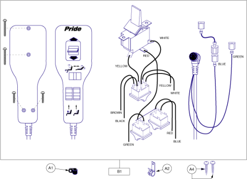 Hand Controls - Heat And Massage (infinite Motor) Gen. 2 parts diagram