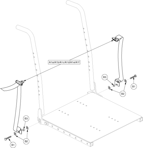 Specialty Seat Lap Belt Options parts diagram