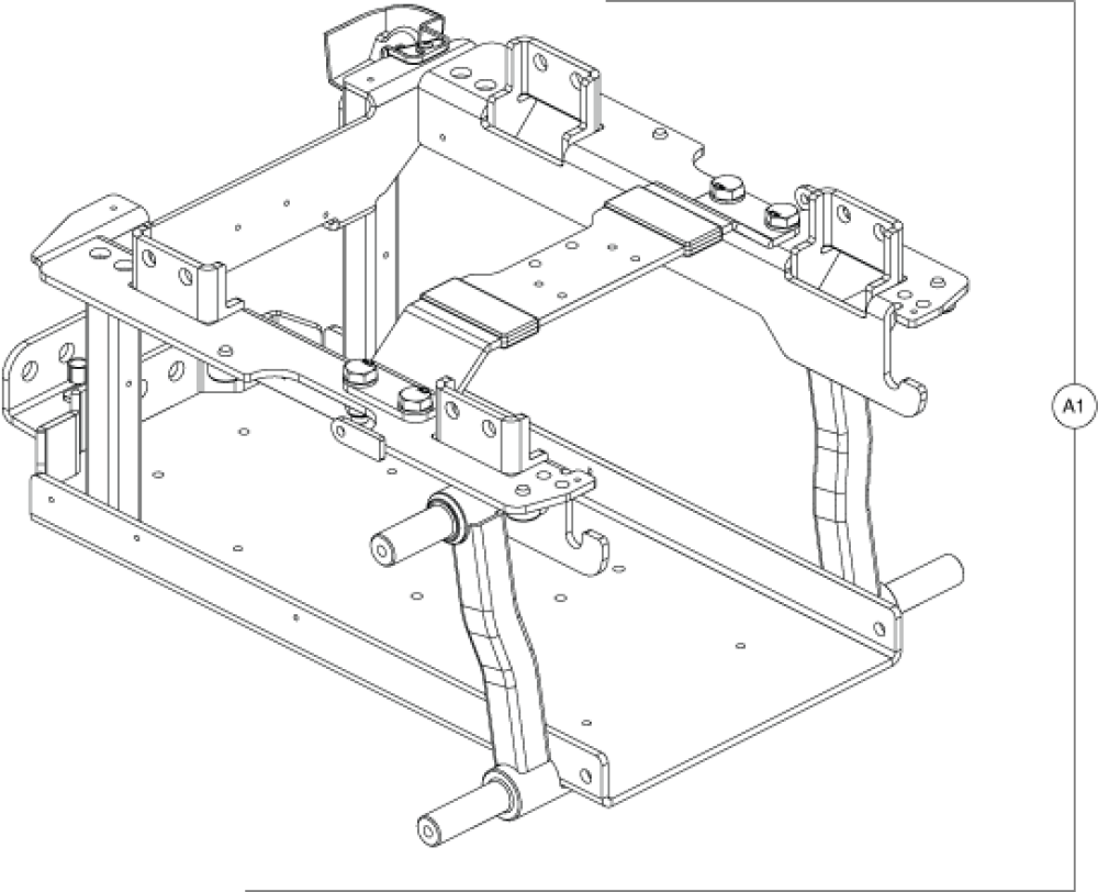 Main Frame Assembly - Suspension Beam parts diagram