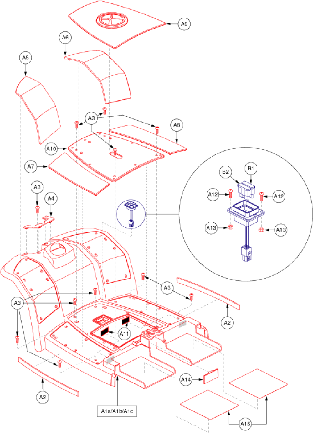 Shroud Assembly - Front 4wheel (cel Xl Dx Us) parts diagram