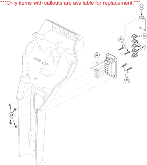 Electronics Assembly - Fuse Box parts diagram