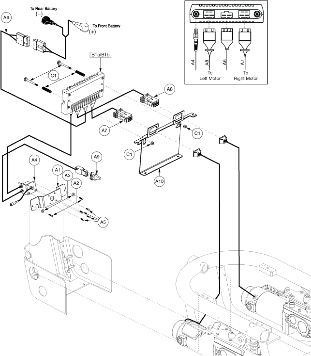 Electronics Assembly - Remote Plus Off-board parts diagram