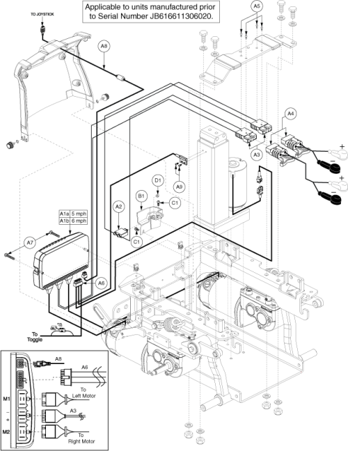Electronics Assy - Ne, Power Seat Thru Toggle, Gen 1 parts diagram
