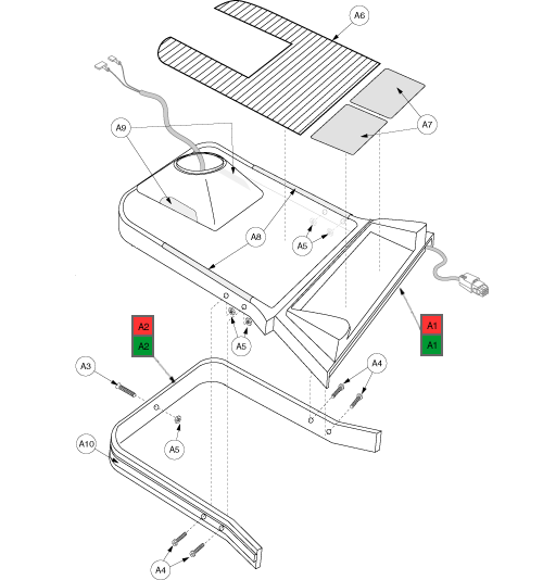 Shroud Assembly - Front 3-whl Gen1 parts diagram
