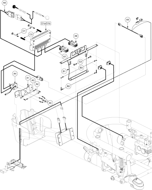 Remote Plus, Onboard Electronics Assy parts diagram