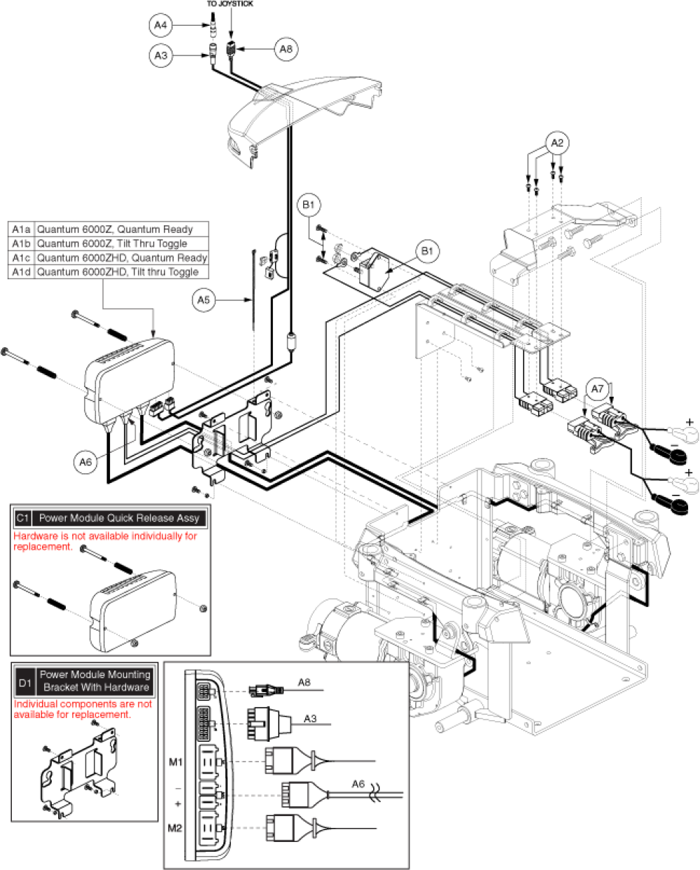 Electronics Assy - Ne+, Hs Motor, Quantum/ Toggle parts diagram