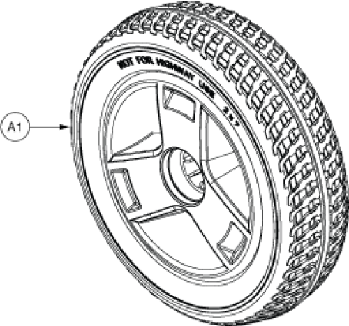 Gogo Lx W/ Cts - 4-wheel Front Wheel parts diagram