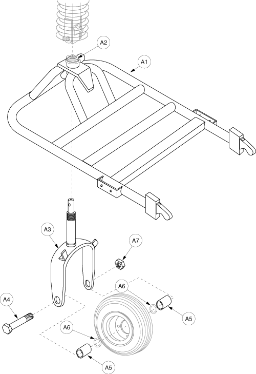 Frame Assembly - Front Gen. 1 parts diagram
