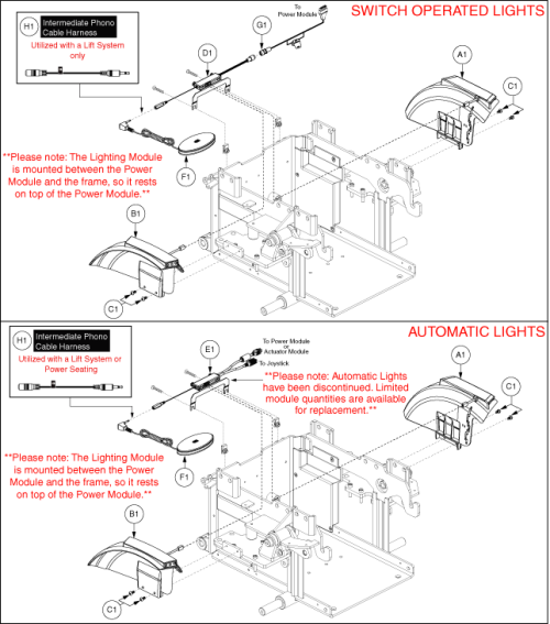 Fender Assembly With Lights parts diagram