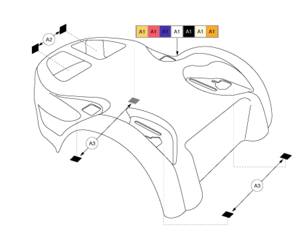 Shroud Assembly - Standard parts diagram