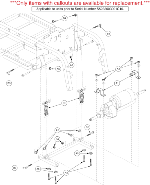 Frame Assembly - Trail Arm parts diagram