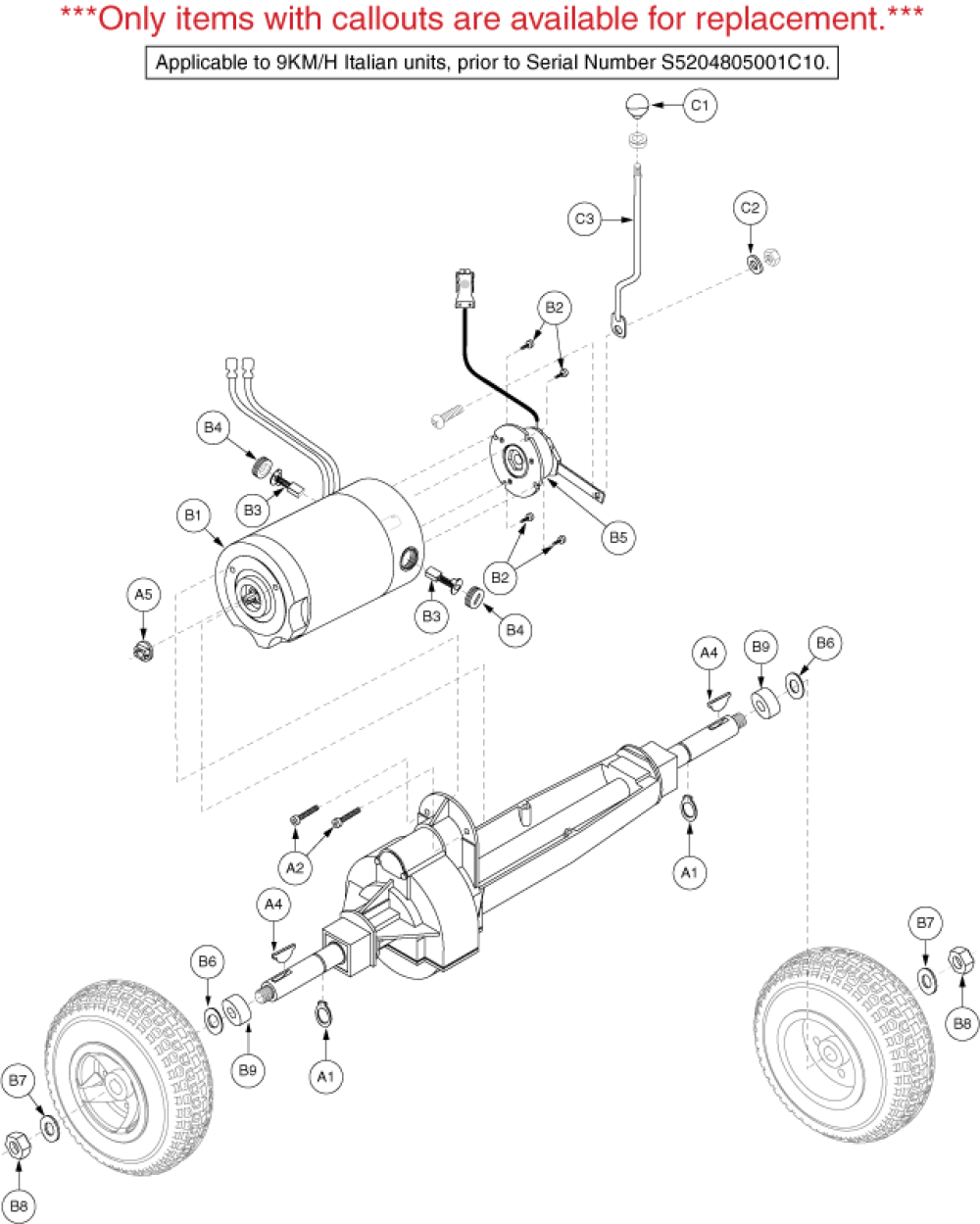 Drive Assembly - Rockwell parts diagram