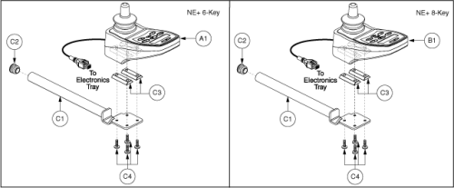 Ne+ Controller Assembly parts diagram