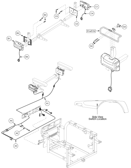 Full Lighting - Pg 24v Thru Switch, 1101/1121 & 1122/1402 parts diagram