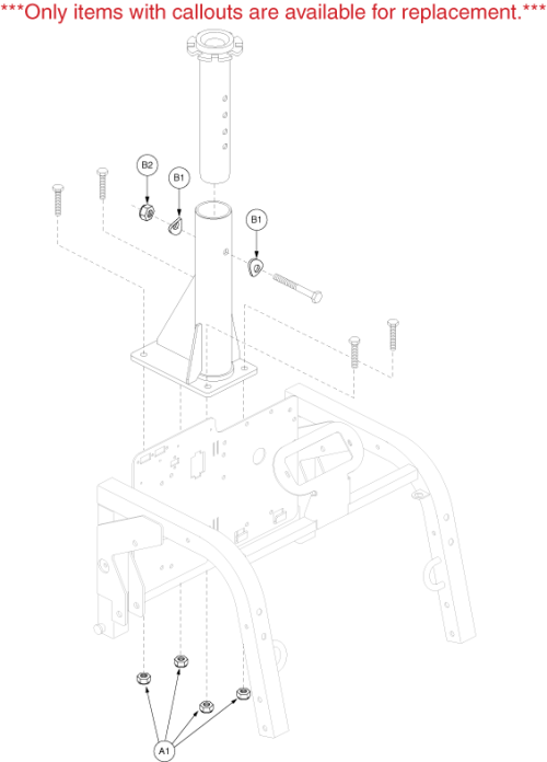 Frame Assembly - Seat Post parts diagram