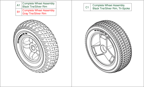 Wheel - Rear, Us/ca parts diagram