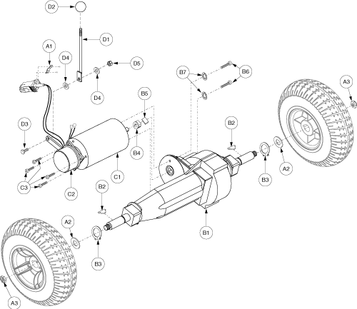 Drive Assembly - Revo parts diagram