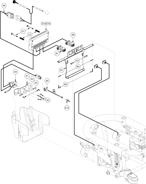 Electronics Assy - Remote Plus, Quant Ready, Off-board parts diagram