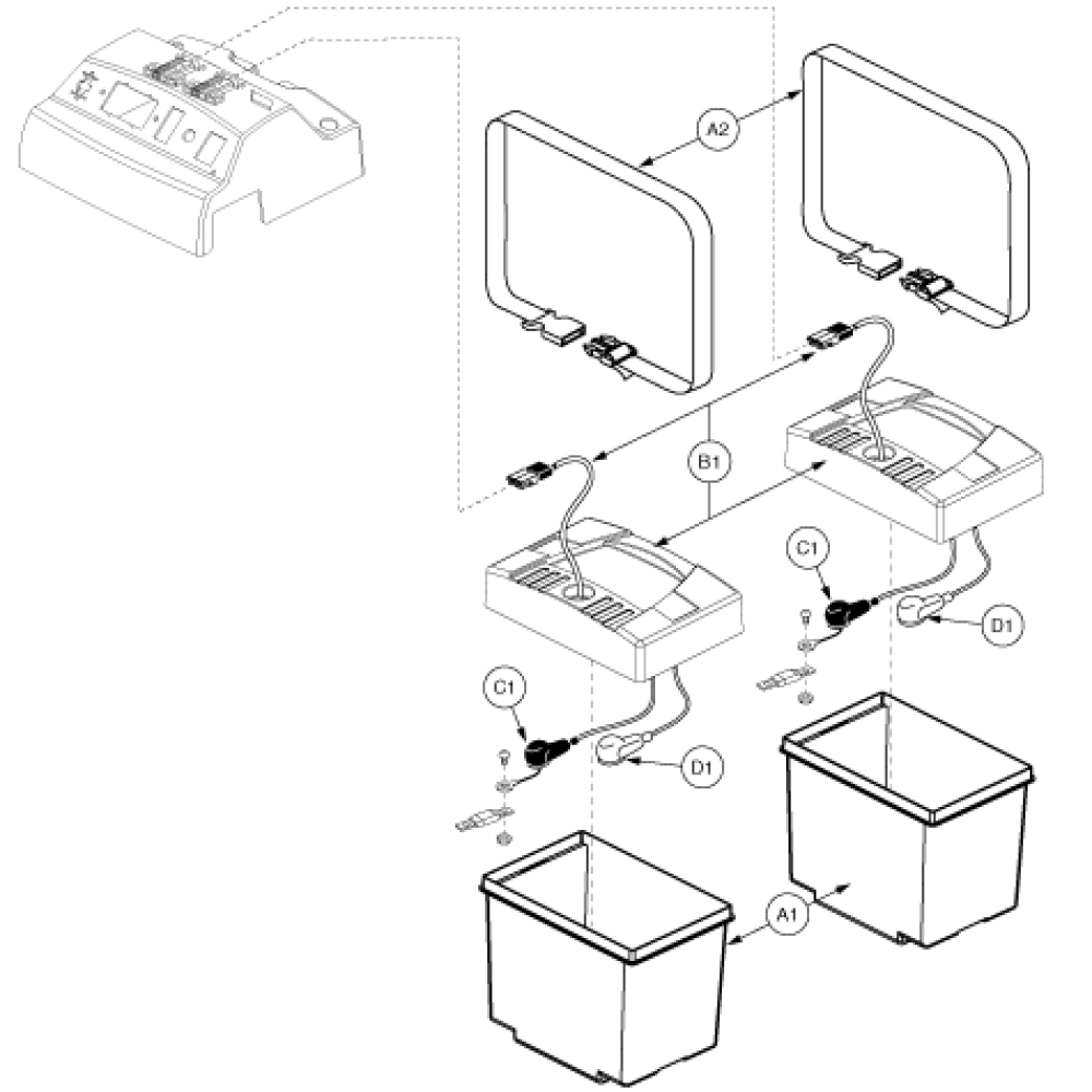 Battery Box Assembly - Gen 2 parts diagram