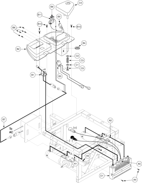 Utility Tray Assembly - Remote Plus Gen. 2 parts diagram