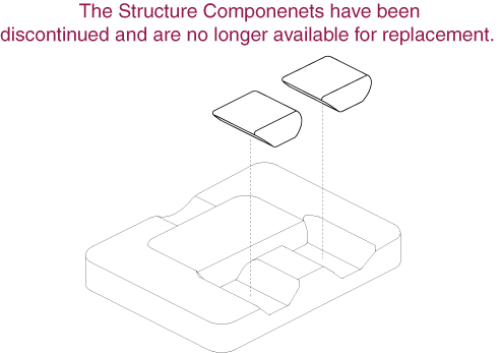 Structure Leg Pads parts diagram