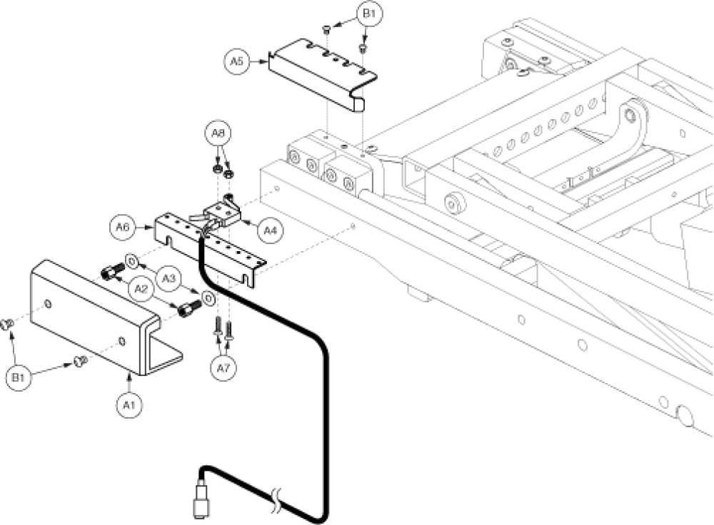 Kitasmb1604 - Tb2 Microswitch Retrofit Kit parts diagram