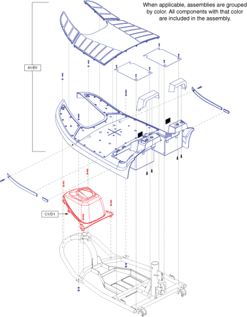 Shroud Assembly - Front 3-wheel 9.2 parts diagram