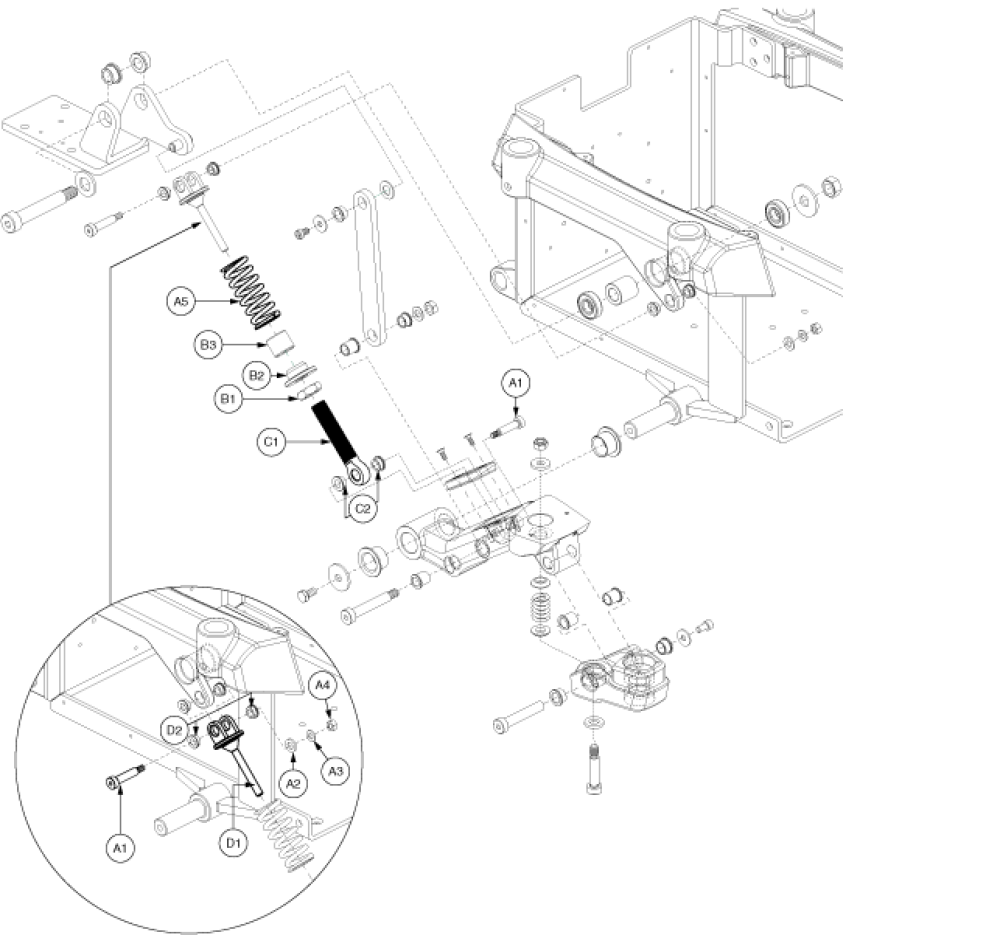 Q6000xl Suspension / Strut Assembly parts diagram
