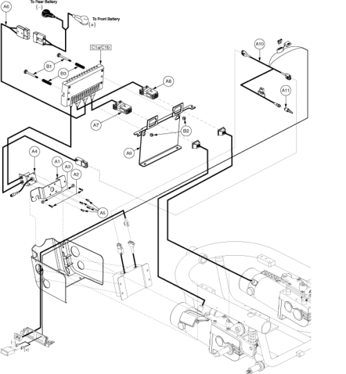 Electronics Assembly - Remote Plus, Quantum Ready, Onboard parts diagram
