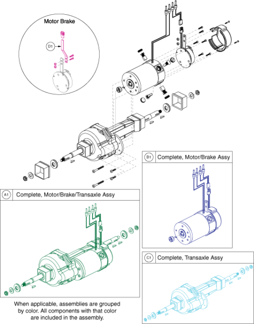 Drive Assembly - Us Sport parts diagram