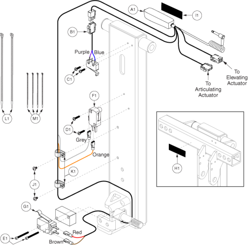 Gen. 2 Afp Wiring parts diagram