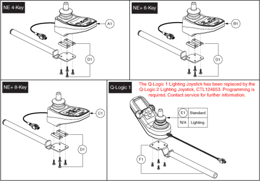 Curtis Controllers - Us parts diagram