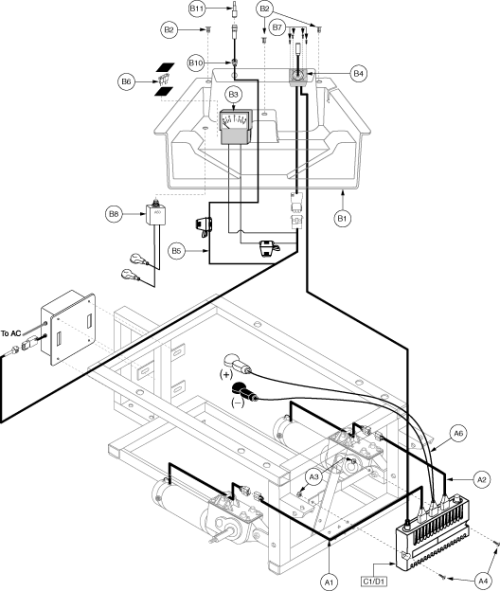 Utility Tray Assembly - Remote Plus, Quantum Ready parts diagram
