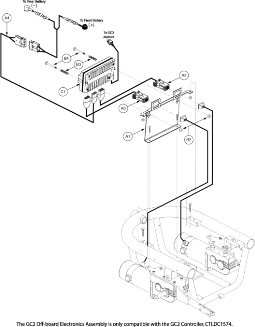 Electronics Tray Assembly - Gc2, Off-board Charger parts diagram