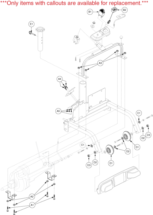 Frame Assembly-rear_gen 3 parts diagram
