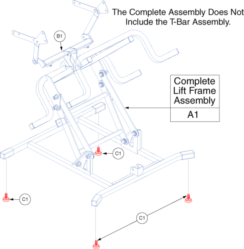 Lift Mechanism - Lc300, Lc362 parts diagram