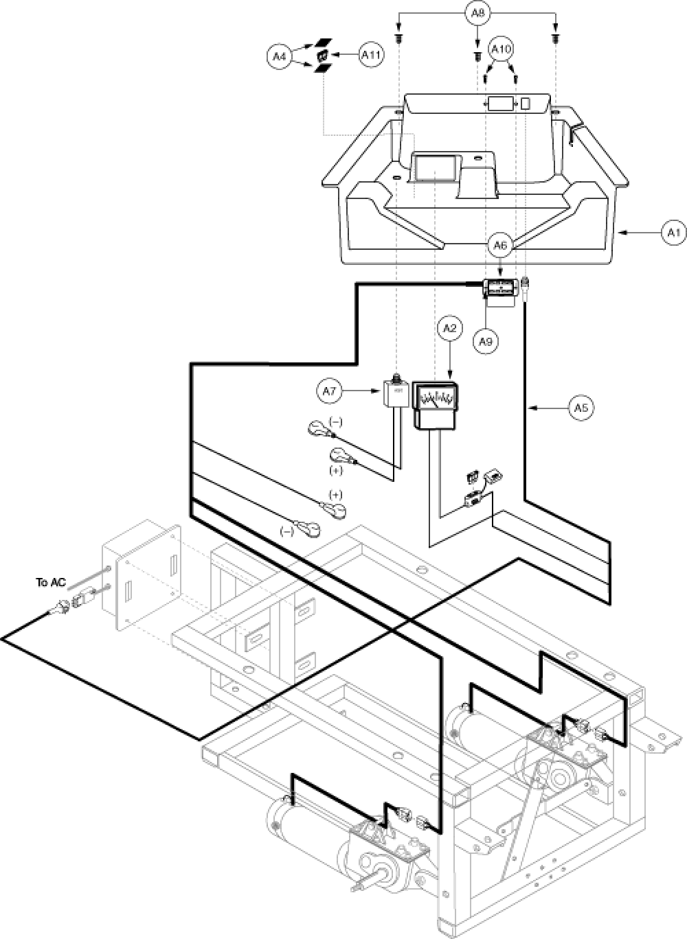 Utility Tray Assembly - Vsi parts diagram