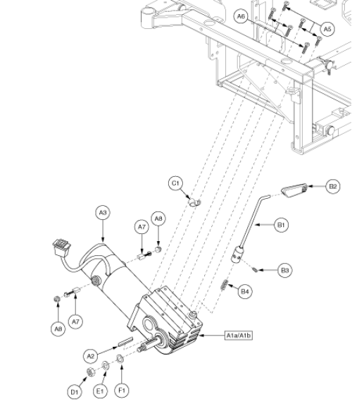 Motor Assembly - Gen 3 parts diagram