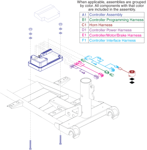 Controller Electronics (s36) parts diagram