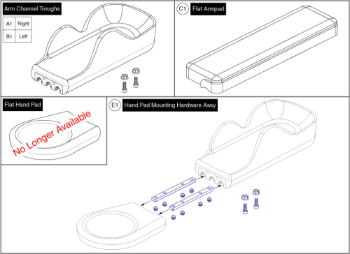 Motion Concepts Positioning Components parts diagram