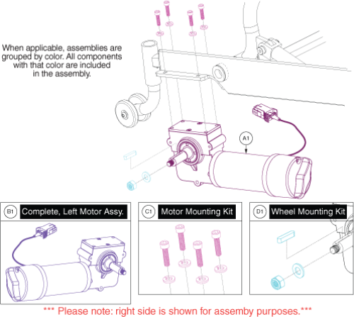 Passport - Motor Assembly parts diagram